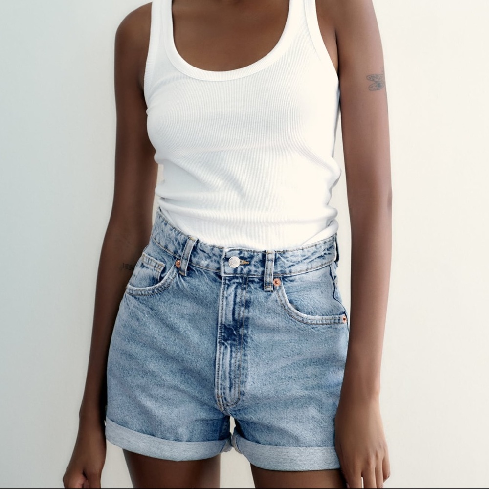 Zara TRF Mom Shorts